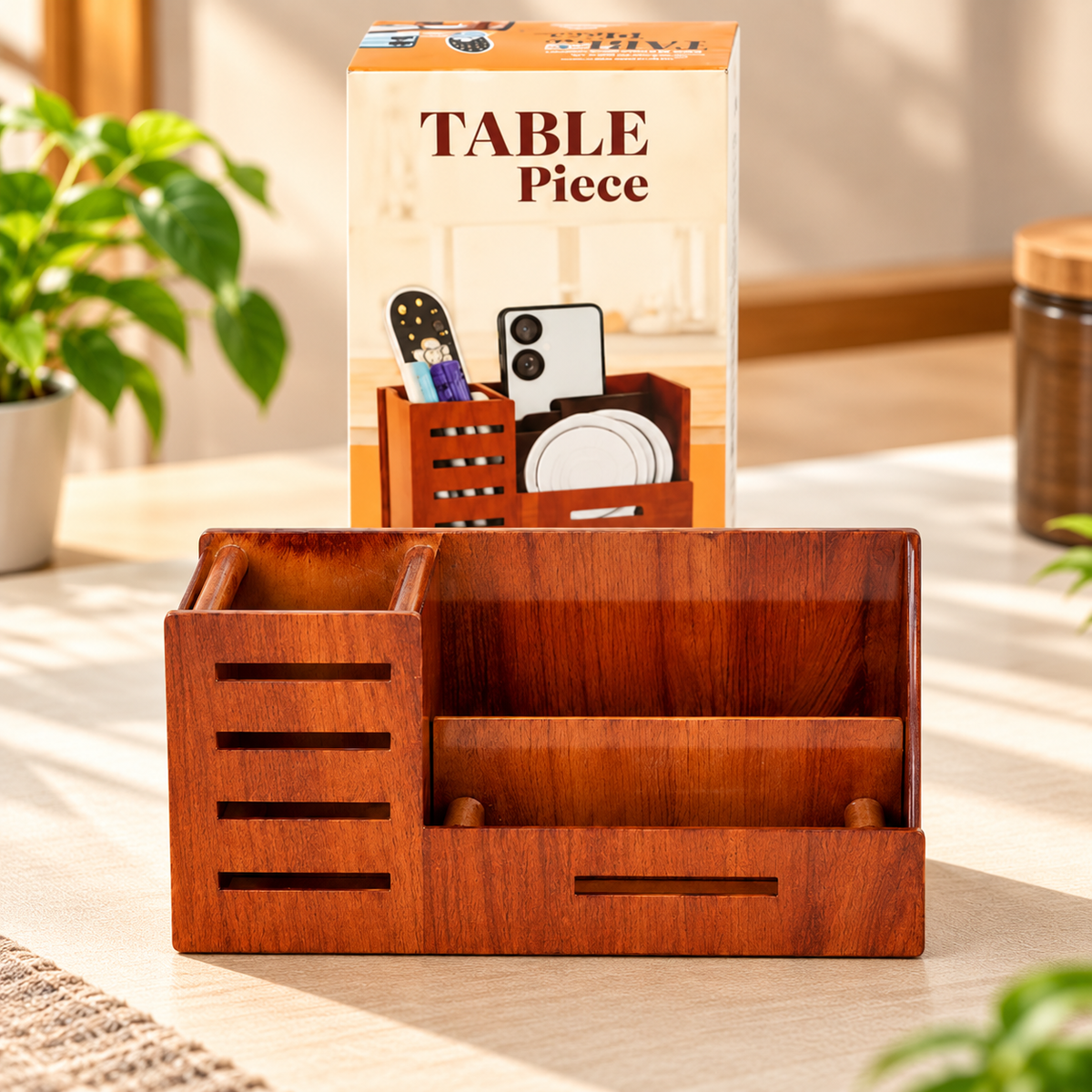 Wooden Desk Organizer
