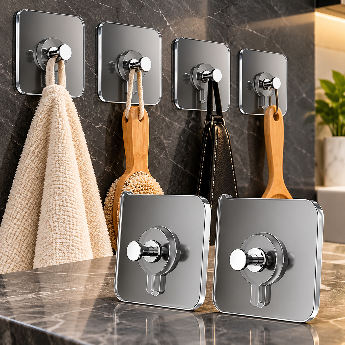 Heavy Duty Wall Hooks – Pack of 10